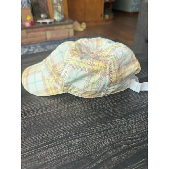 Rag & Bone Addison Yellow Green Plaid Baseball Cap main image 5